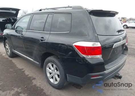 2012 Toyota Highlander Se V6 z USA, uszkodzony, nr VIN 5TDBK3EH2CS152382